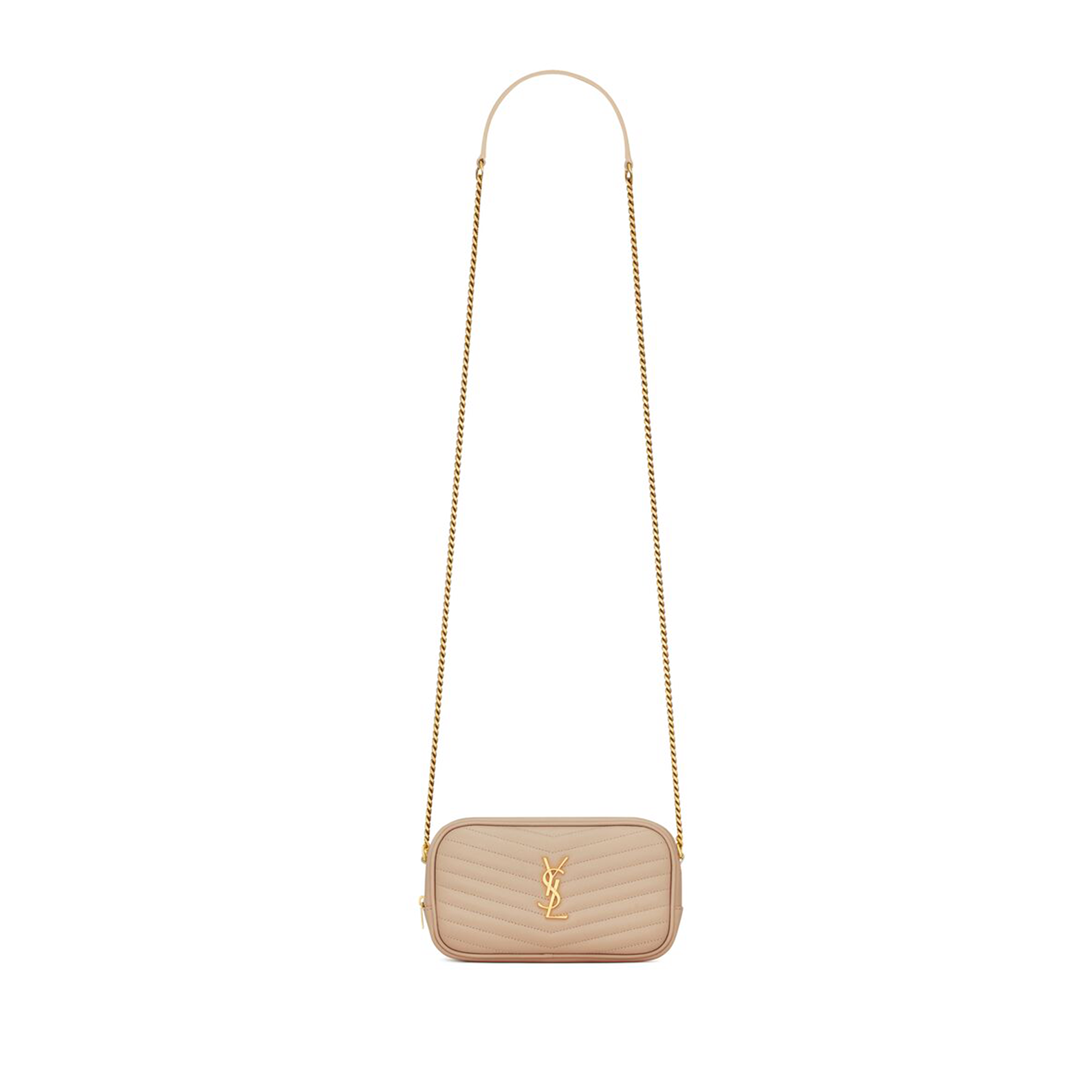 YSL MINI LOU IN QUILTED LEATHER 748849DV7012721 (19*10.5*5cm)